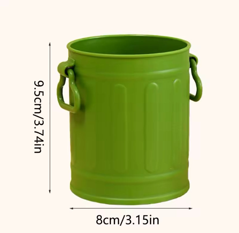 Portable Retro Style Pen Holder, Makeup Brush Holder Organizer, Mini Creative Office Storage Pen Holder, Pencil Bucket Organizer Container Portable Retro Style Pen Holder, Makeup Brush Holder Organizer, Mini Creative Office Storage Pen Holder, Pencil Bucket Organizer Container